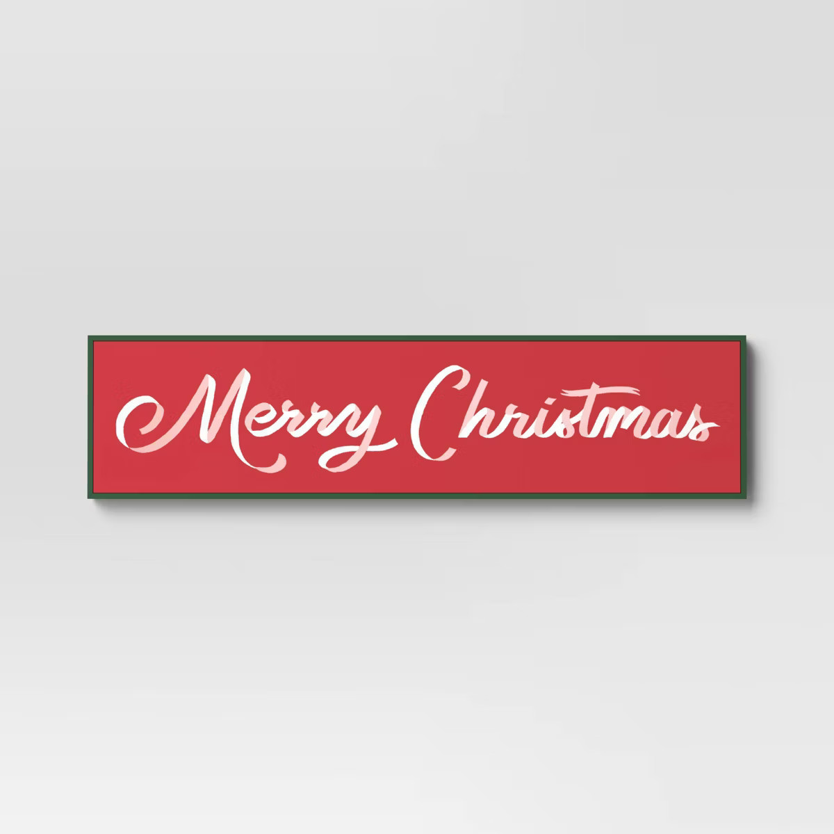 10"x40" Merry Christmas Framed Canvas Wall Art - Threshold™ | Target