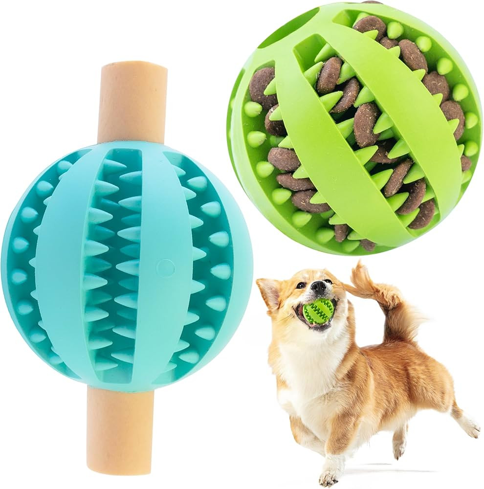 2.5'' Interactive Treat Dog Toys for Small Dogs, Dispensing Puzzle Toys for Puppy Teething, Dog B... | Amazon (US)