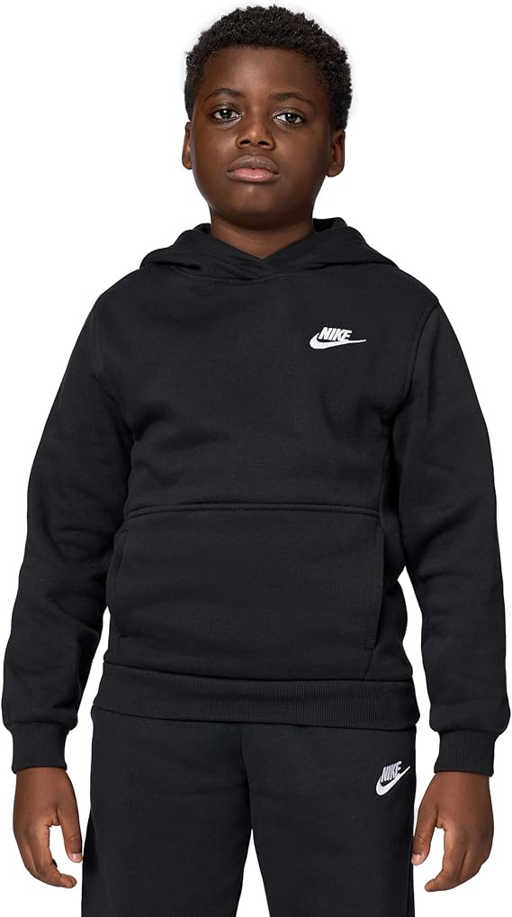 Nike Big Kids' Sportswear Club Fleece Pullover Hoodie | Amazon (US)