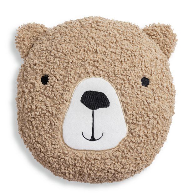 Buy Habitat Bear Cushion - Beige | Cushions | Argos | argos.co.uk