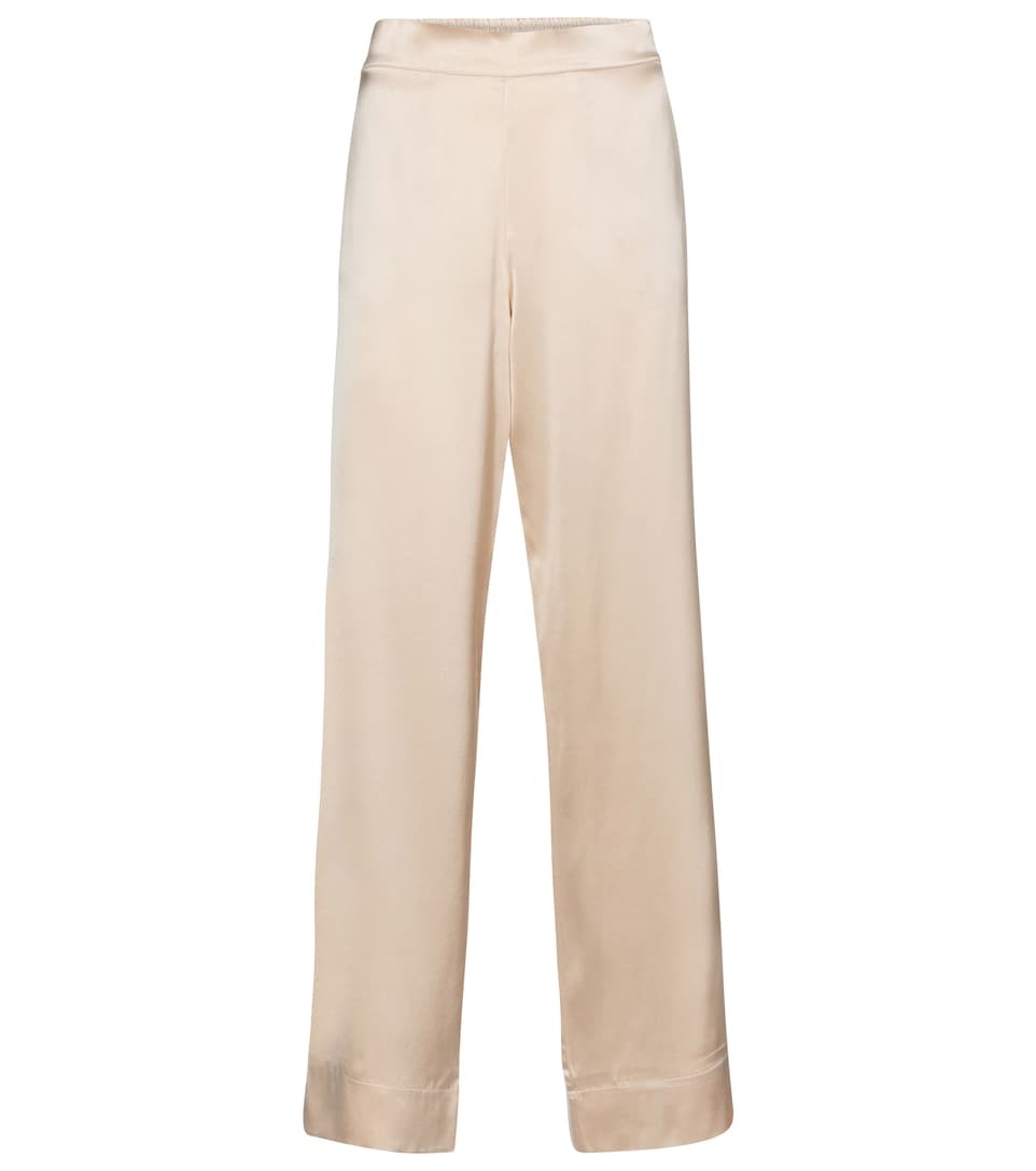 London silk satin pajama pants | Mytheresa (US/CA)