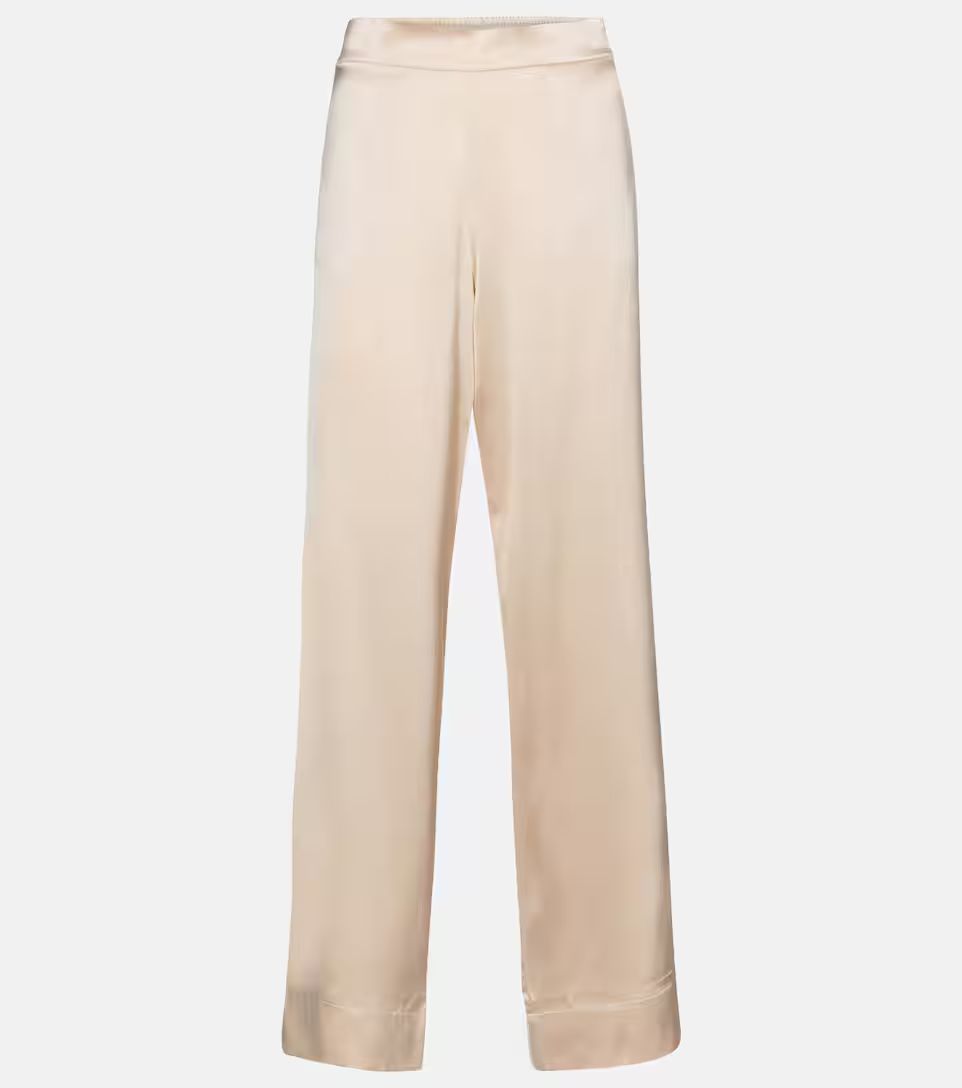 London silk satin pajama pants | Mytheresa (US/CA)