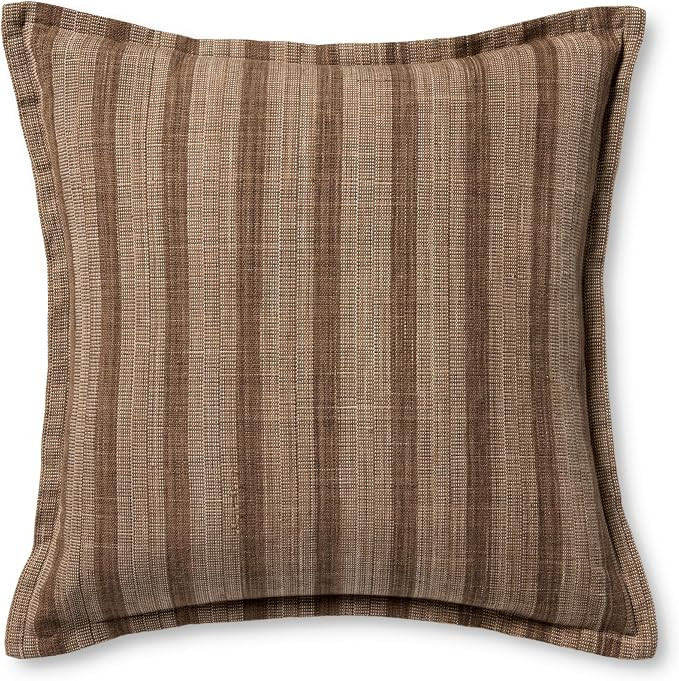 Loloi Amber Lewis Vespera Collection PAL0048 Dark Brown/Multi 22'' x 22'' Cover w/Poly Pillow | Amazon (US)