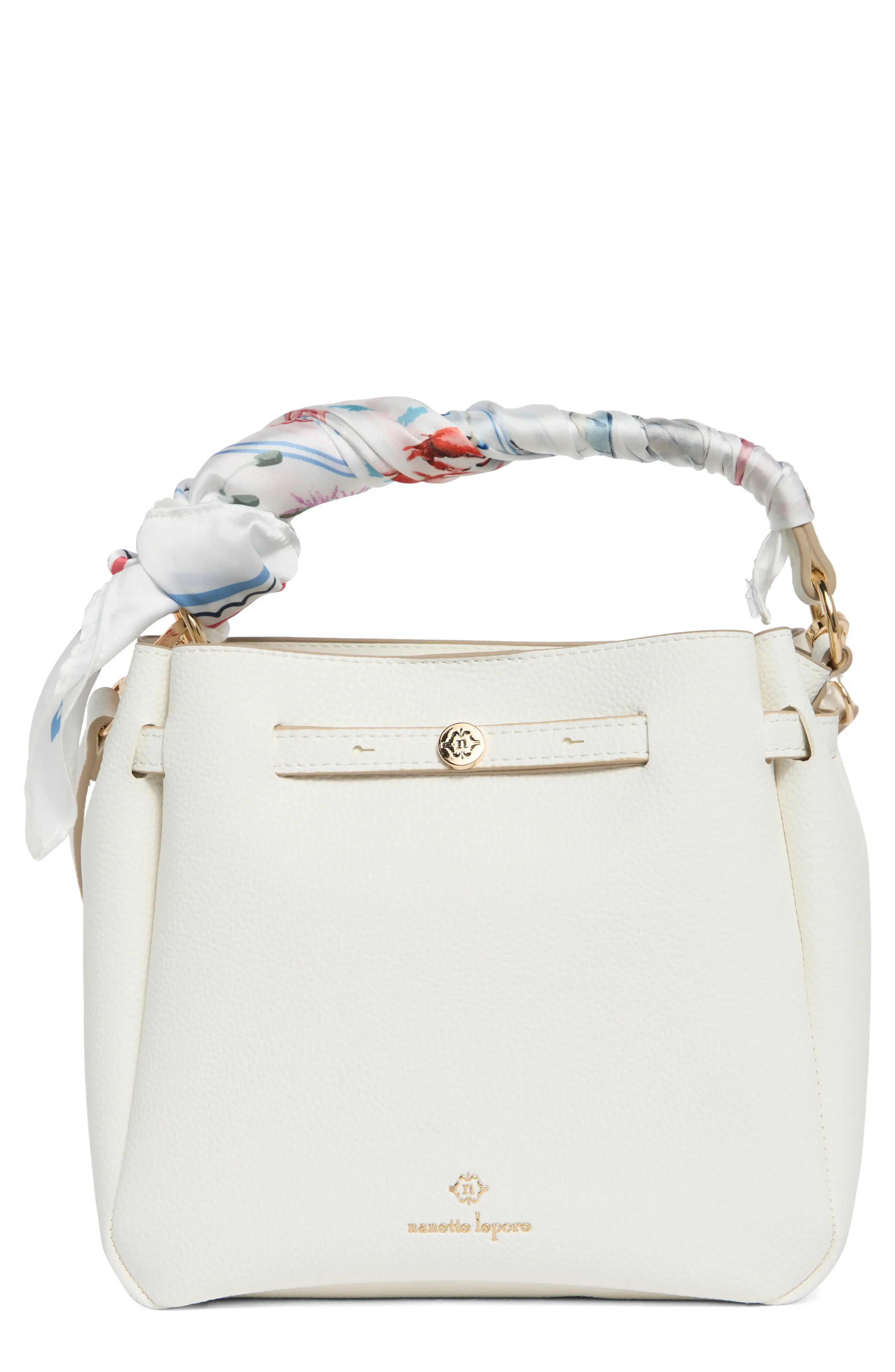 Scarf Trim Belted Bucket Bag (Women) | Nordstromrack | Nordstrom Rack
