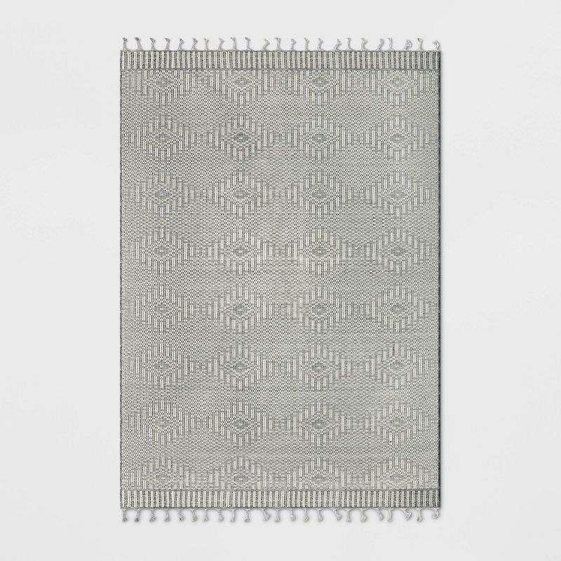 Diamond Outdoor Rug with Fringe - Threshold™ designed with Studio McGee | Target