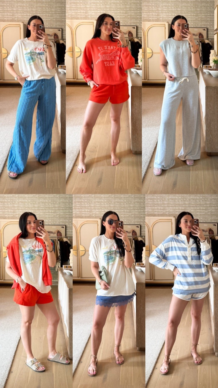 My recent @Aerie order🔥 
In Smalls in everything except the grey pants-those are Medium! Use LTKAERIE20 for 20% off (stackable on sale)

#LTKmomlife #LTKSaleAlert #LTKxAerie