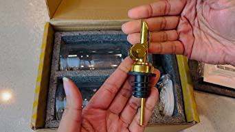 Molimoli Olive Oil Dispenser Bottle for Kitchen, Coffee Syrup Dispenser w. Weighted Pourer, Glass... | Amazon (US)