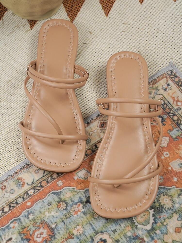 Minimalist Toe Post Thong Sandals | SHEIN