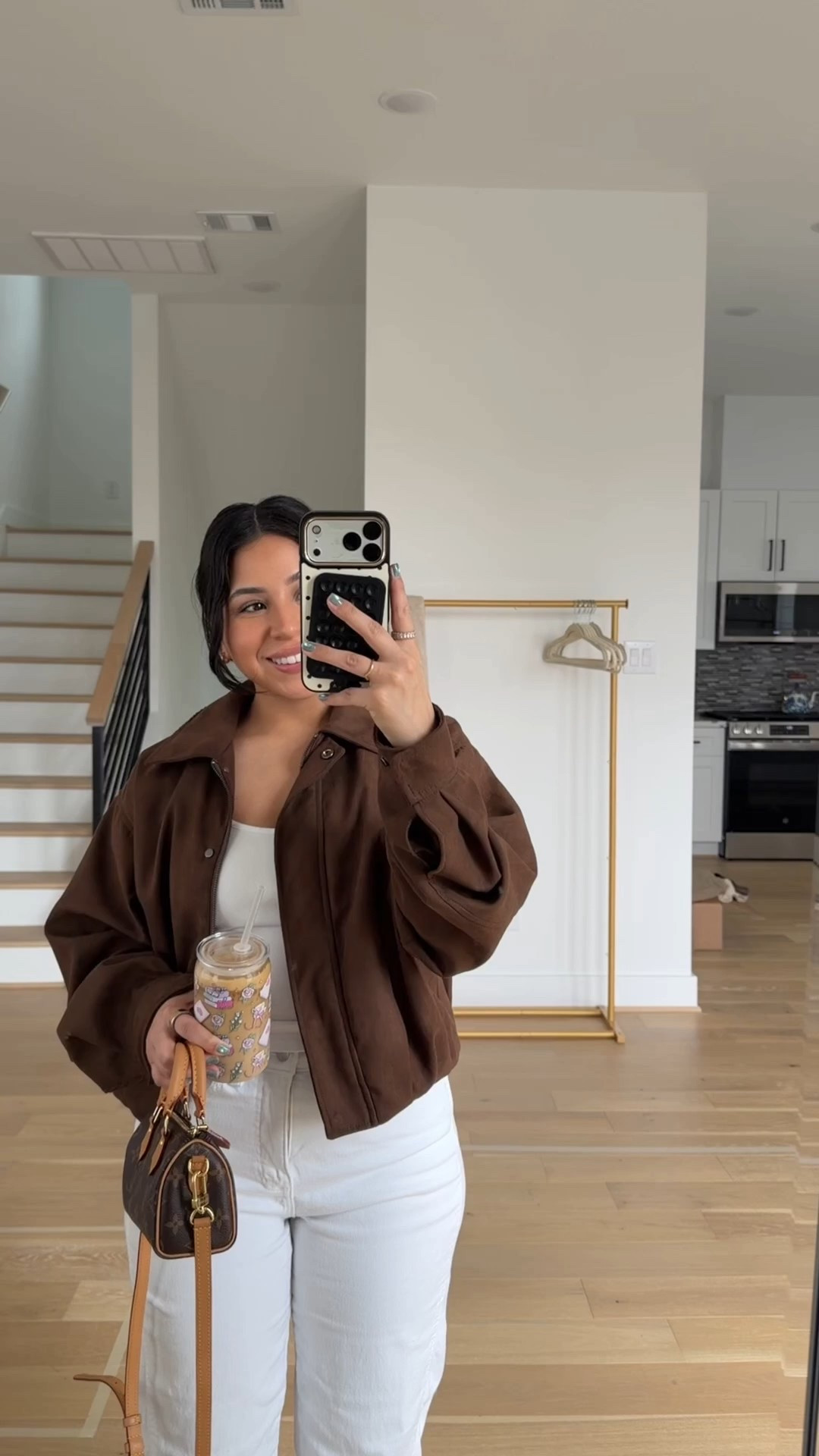 Let’s go shopping for Houston rodeo 
Tank: small
Jeans: 0 short 
Brown suede jacket: xxs/xs
Sneakers: 6 women
Nano speedy bag 

#LTKootd #LTKdayinmylife #LTKgrwm