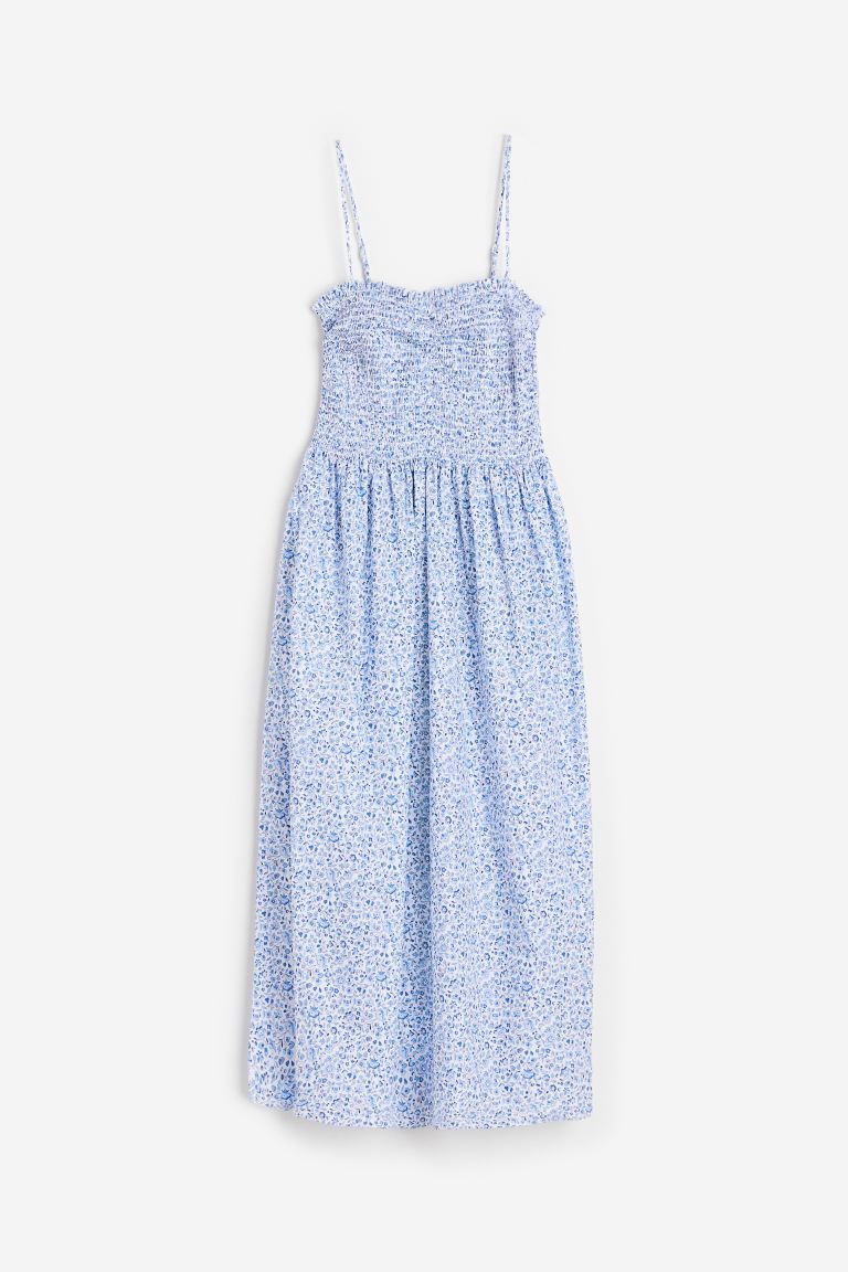 Smocked cotton dress | H&M (UK, MY, IN, SG, PH, TW, HK)