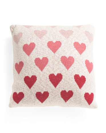 20x20 Ombre Heart Pillow | TJ Maxx