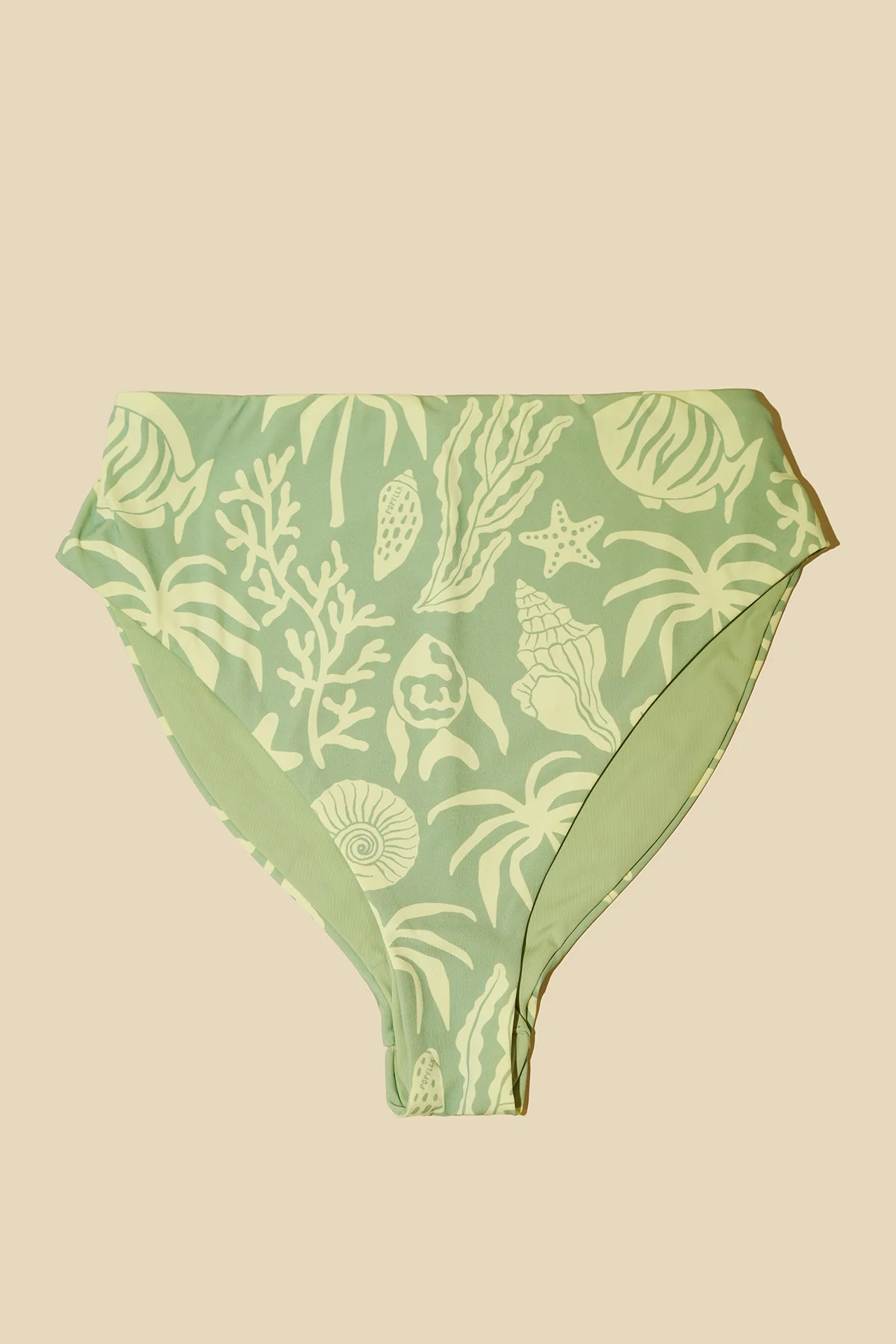 High Tide Reversible Cheeky Bikini Bottom - Coral Coast | POPFLEX