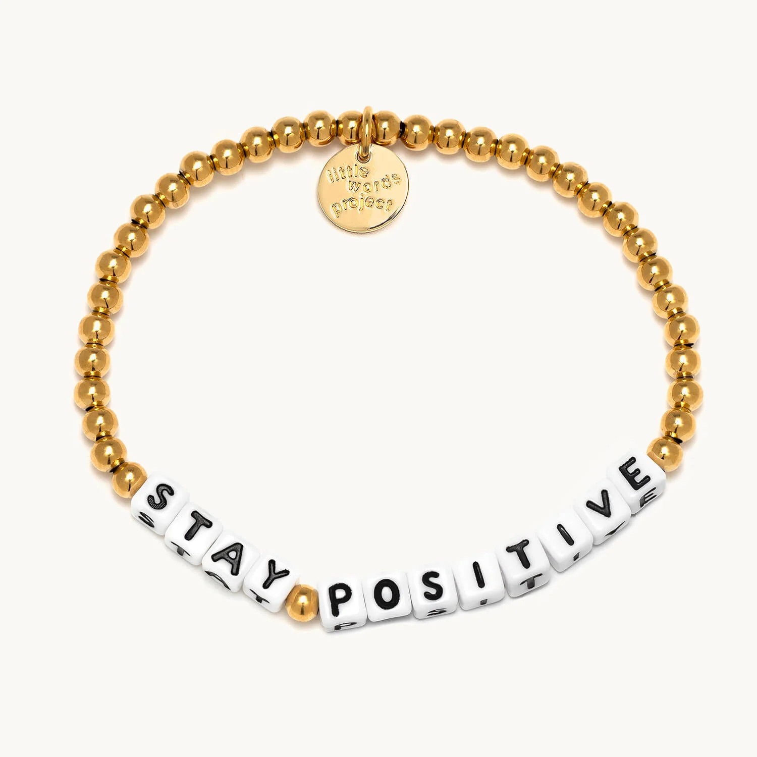 Stay Positive- Gold Plated | Little Words Project