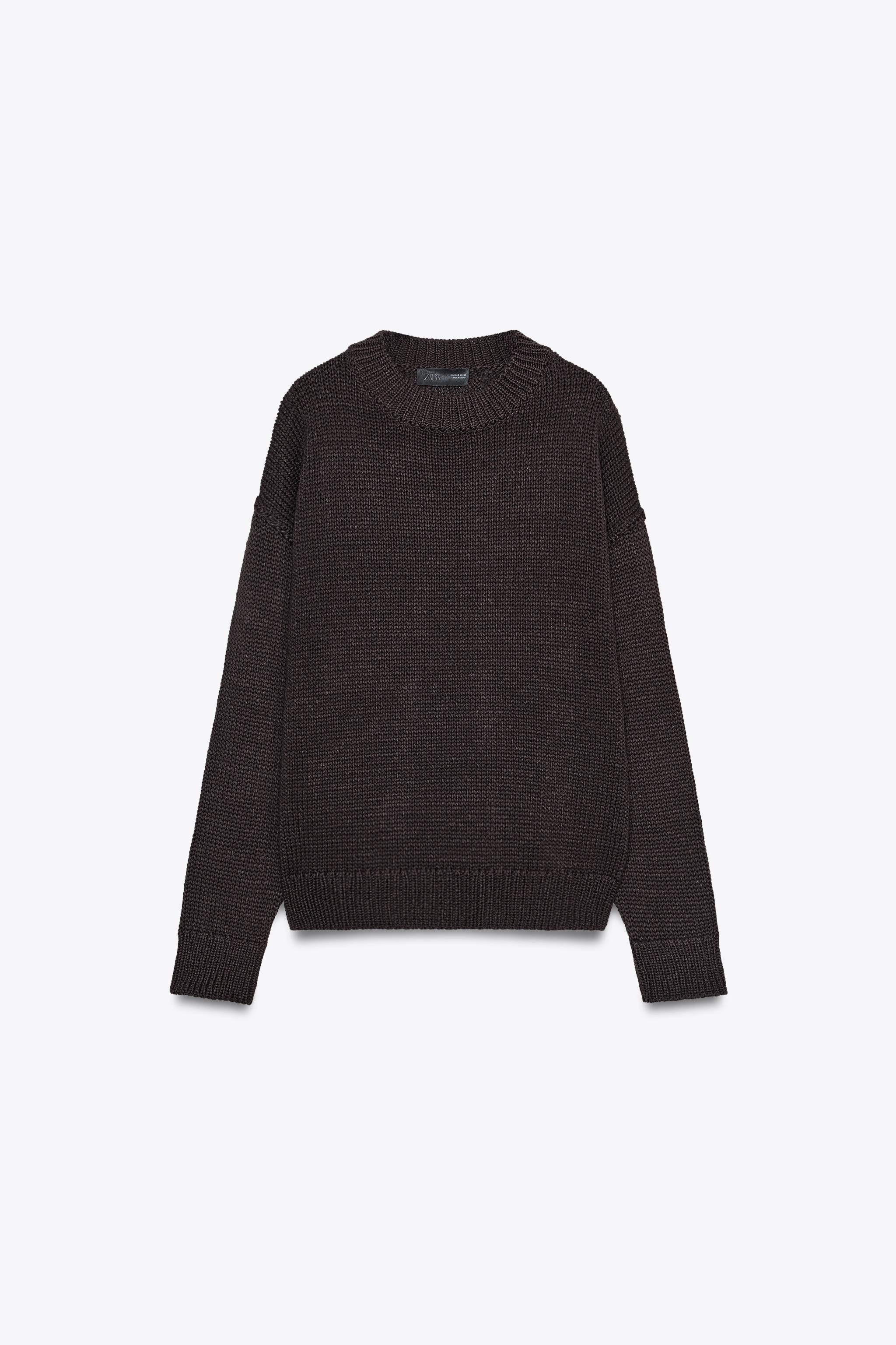 STITCH DETAIL KNIT SWEATER | Zara US