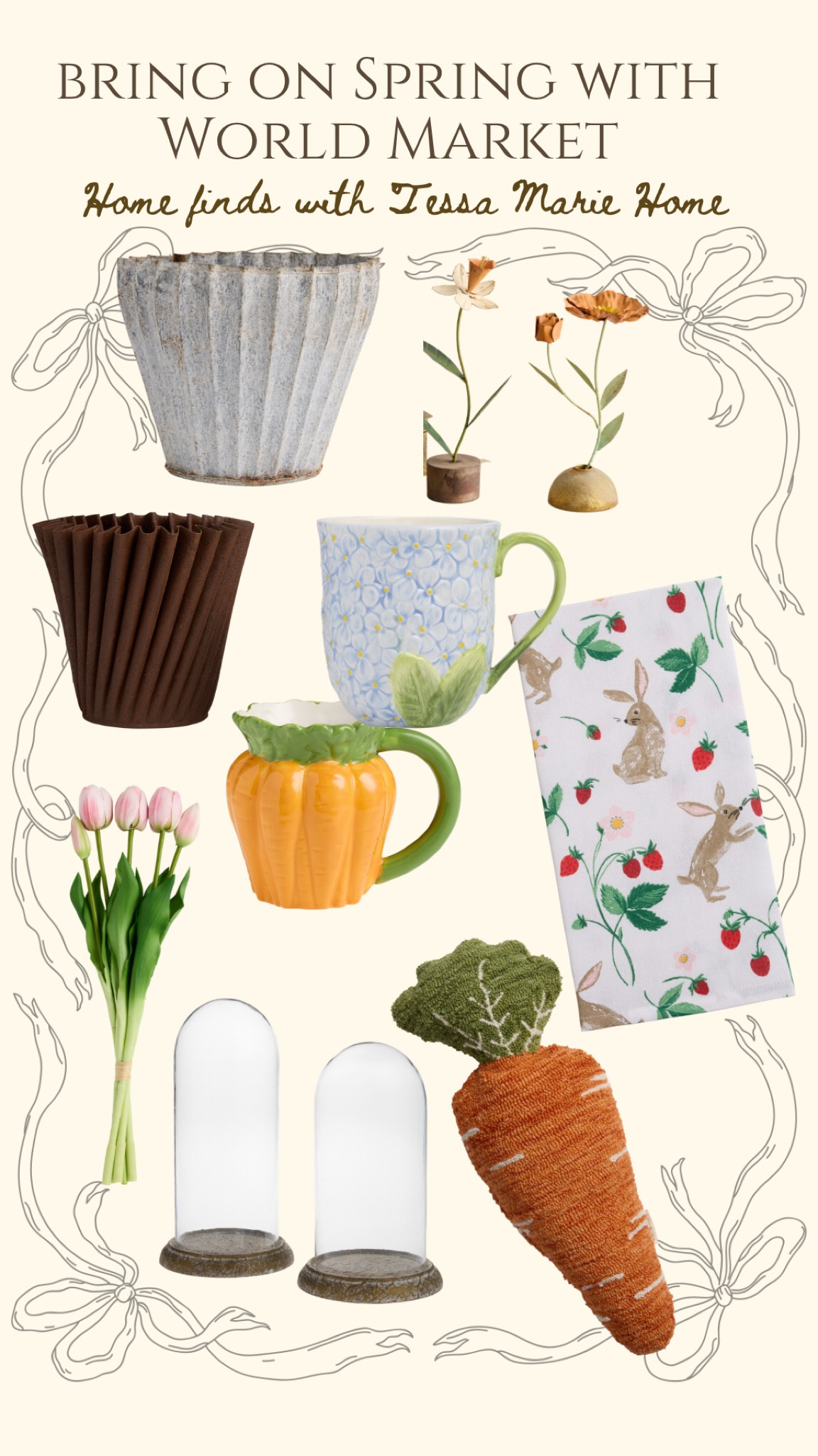 Despite the freezing weather, spring is on the brain! Loving these finds from World Market! 

#LTKSpring #LTKHome #LTKFindsUnder50