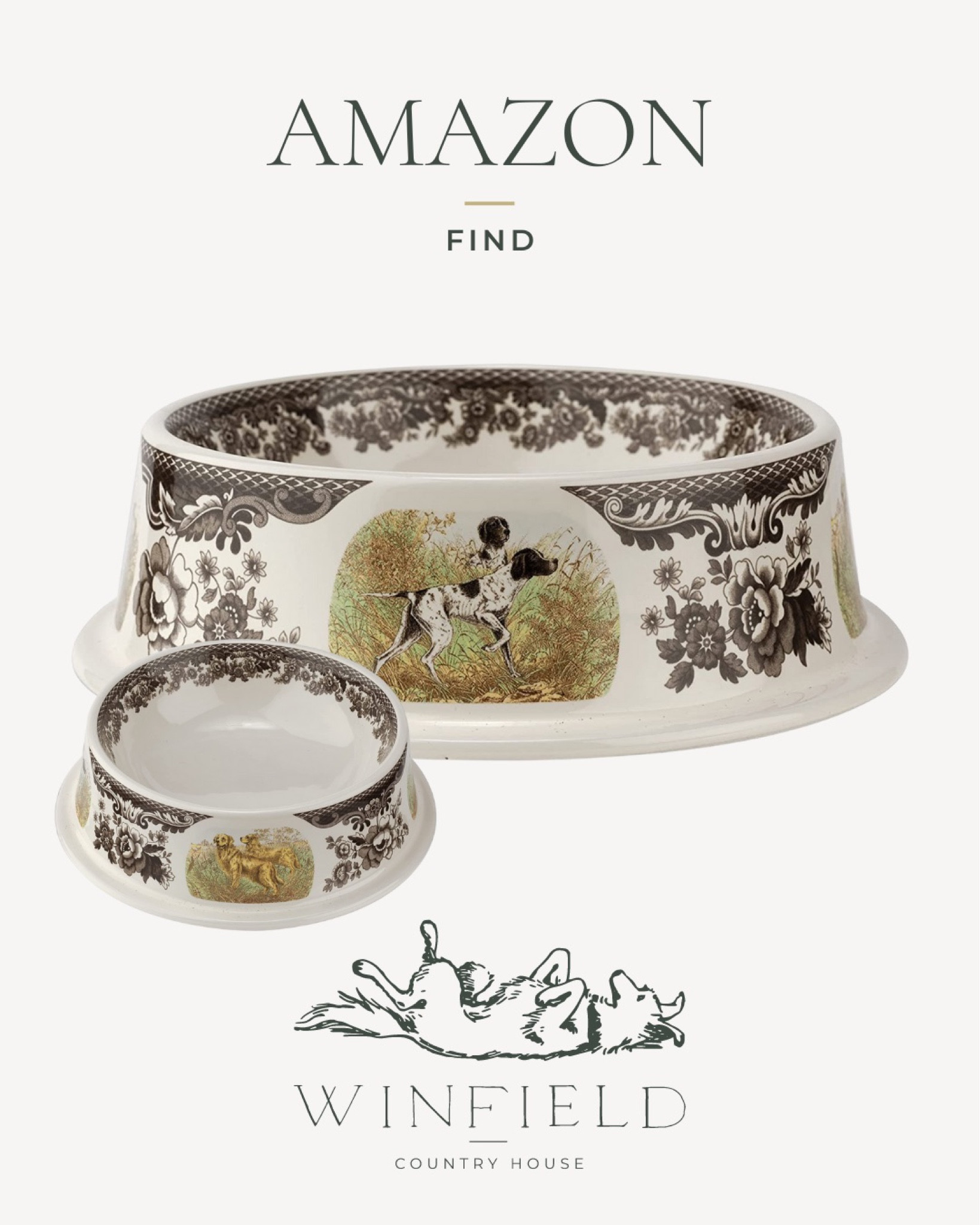 Pets deserve to eat in style too. Beautiful Spode pet bowls. Dog bowls available in several breed designs. 

#dog #pet #huntcountry #traditionaldecor #englishcountryhouse

#LTKhome #LTKfamily #LTKunder50