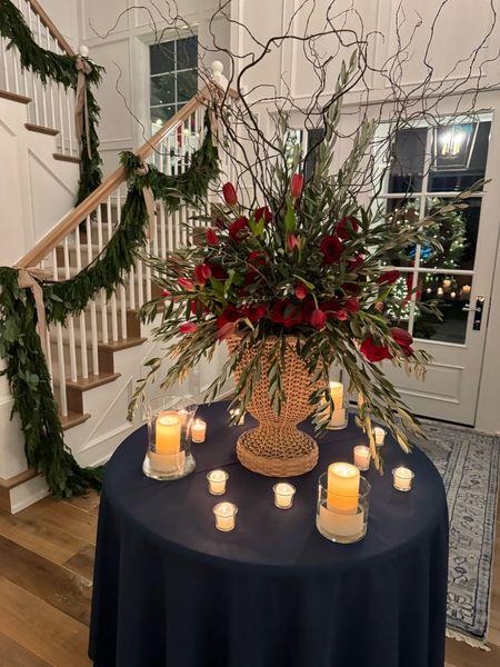 Holiday centerpiece at our Christmas party.  

#LTKhome #LTKHoliday #LTKparties