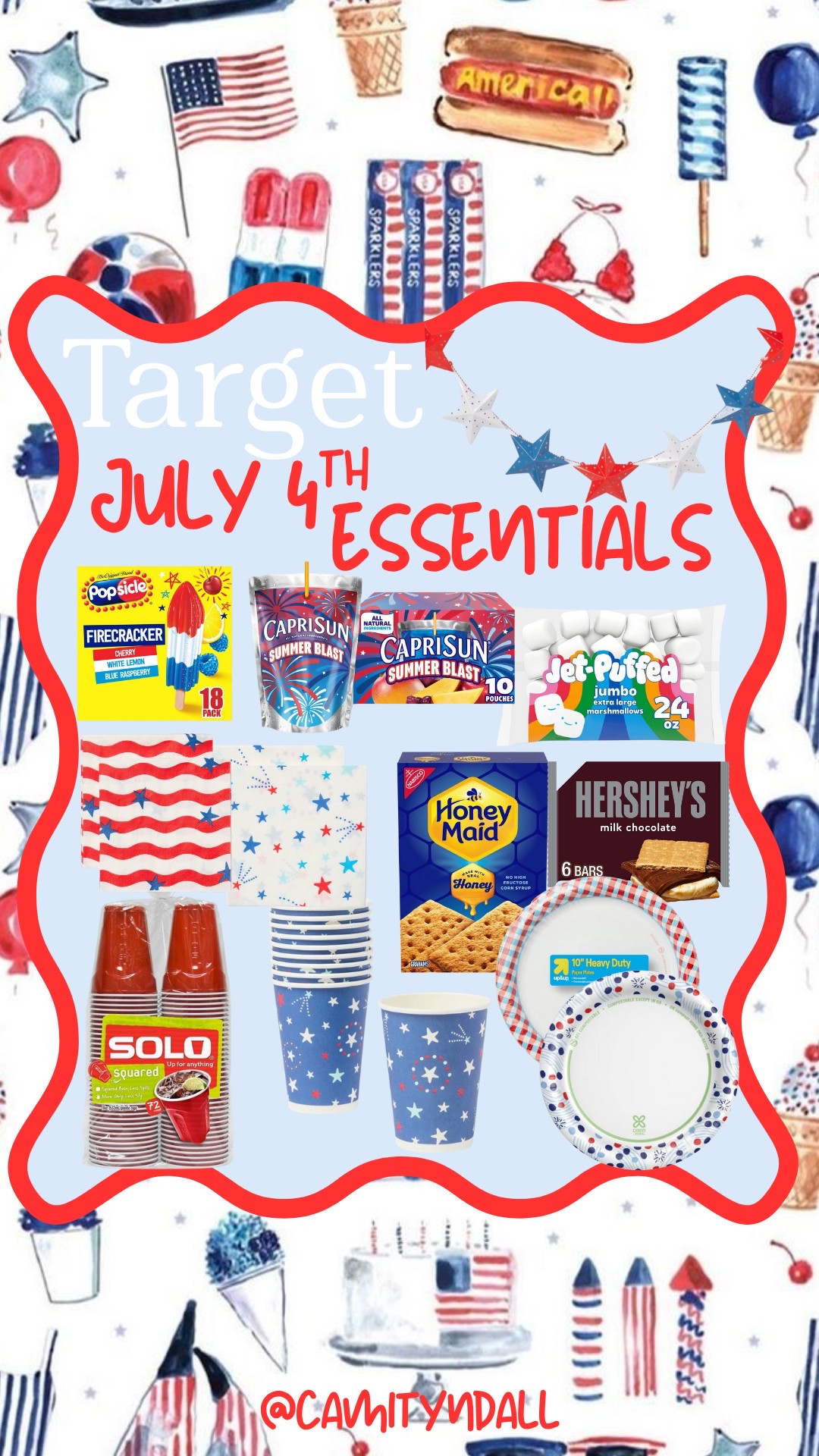 4th of July Essentials - can’t forget the s’mores 🍫 

#LTKSeasonal #LTKParties #LTKSaleAlert