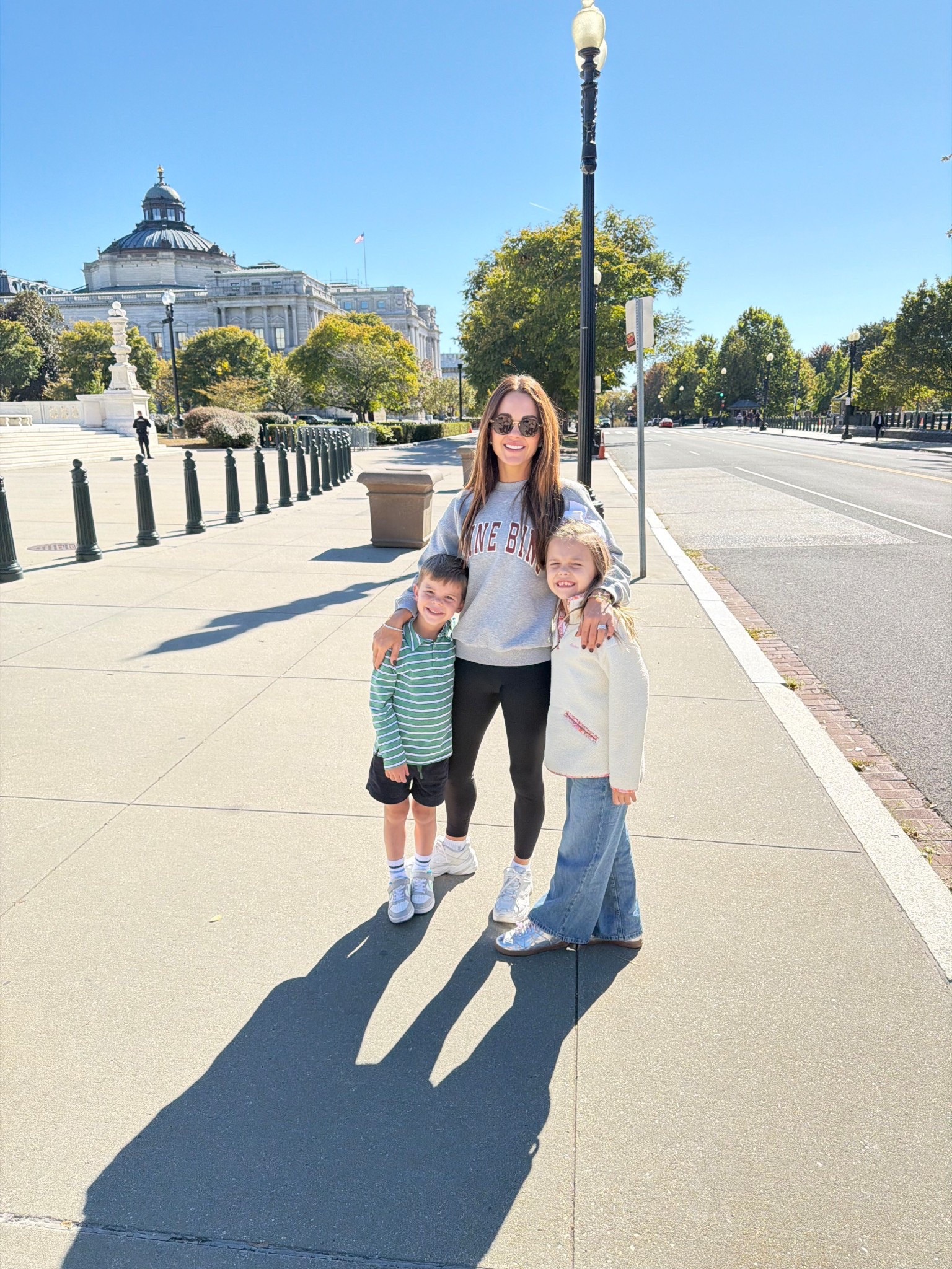 I love Annie Bing sweatshirts! Casual day running around DC with my kids! 

#LTKActive #LTKFamily #LTKTravel