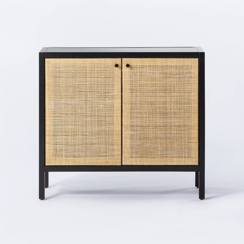 Springville 2 Door Decorative Storage Cabinet Brown - Threshold™ designed with Studio McGee | Target