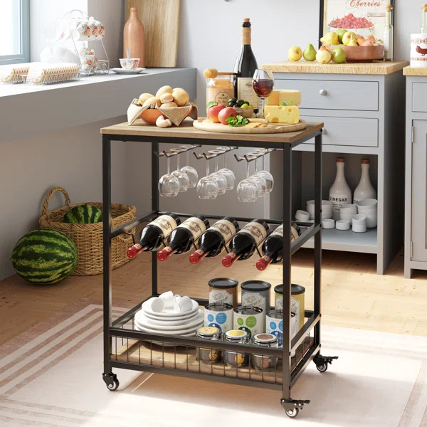 Shakir Bar Cart | Wayfair North America