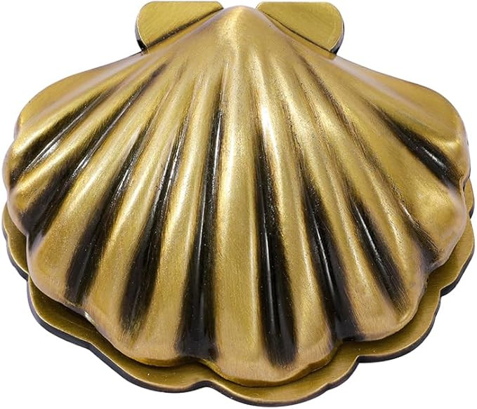 Rongji Jewelry Vintage Shell Metal Binder Clip, Traveler Journal Bookmark Clip, Retro Page Holder... | Amazon (US)