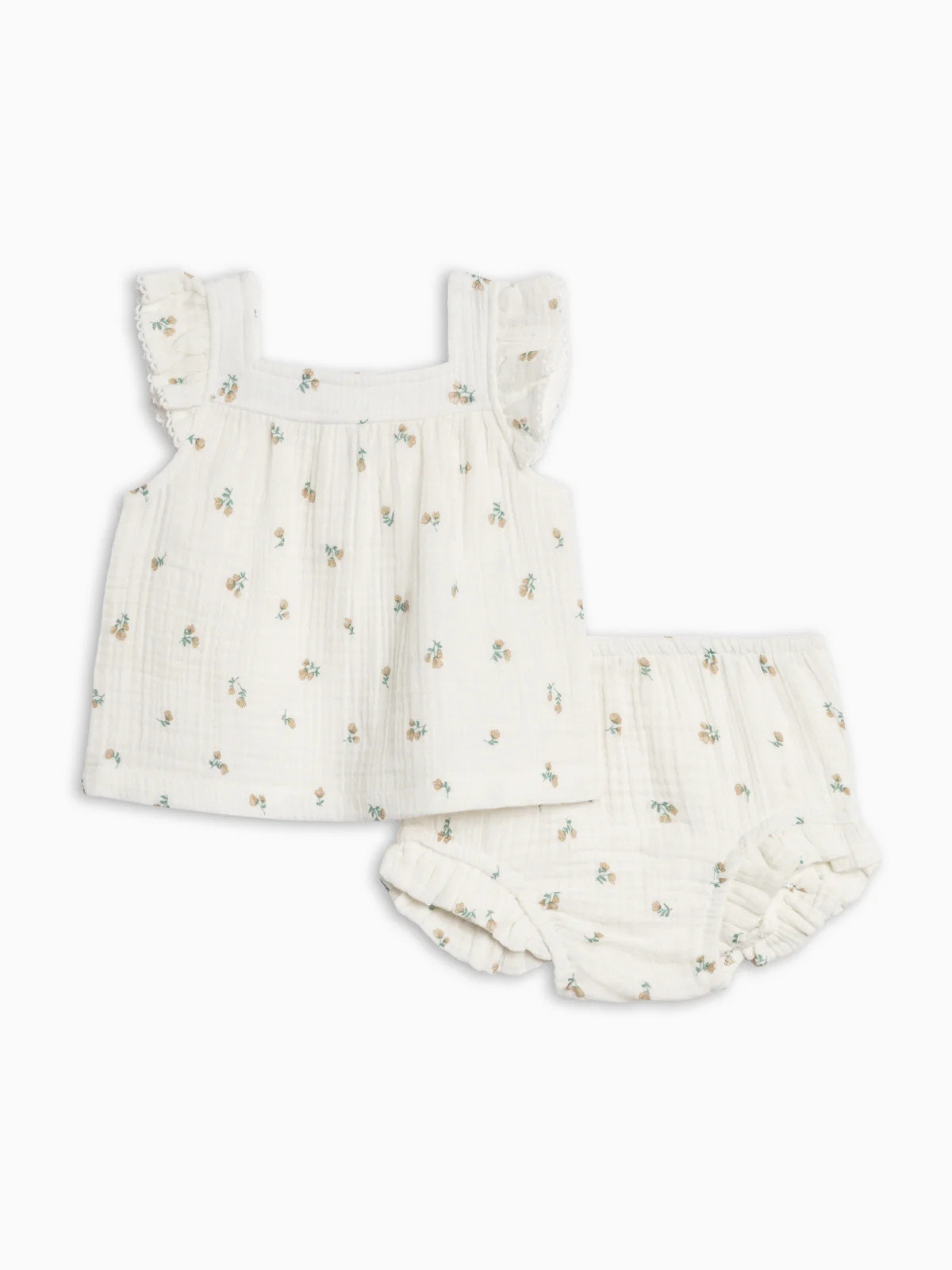 Colette Muslin Tank and Bloomer Set - Golf | Colored Organics