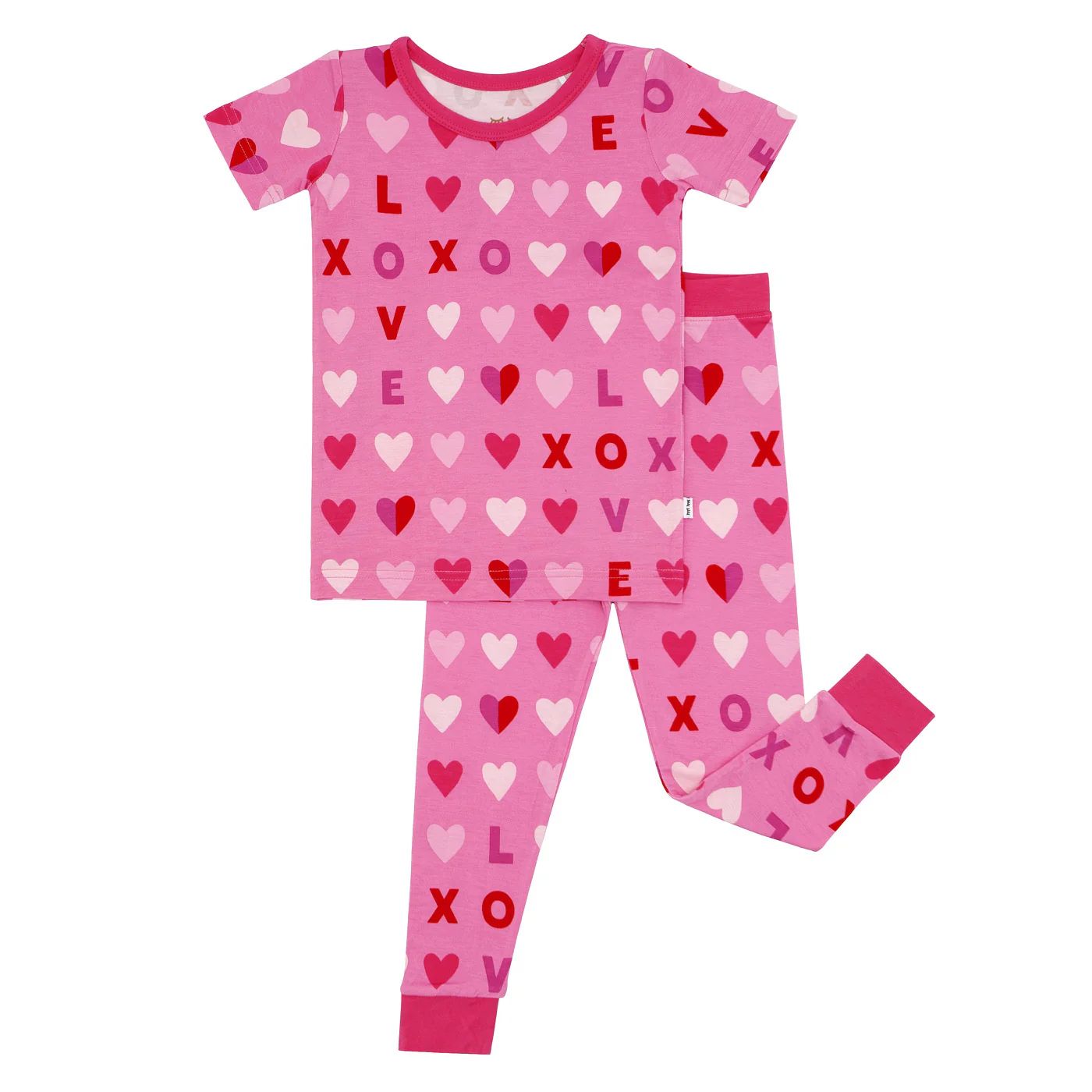 Pink XOXO Two-Piece Pajama Set | Little Sleepies