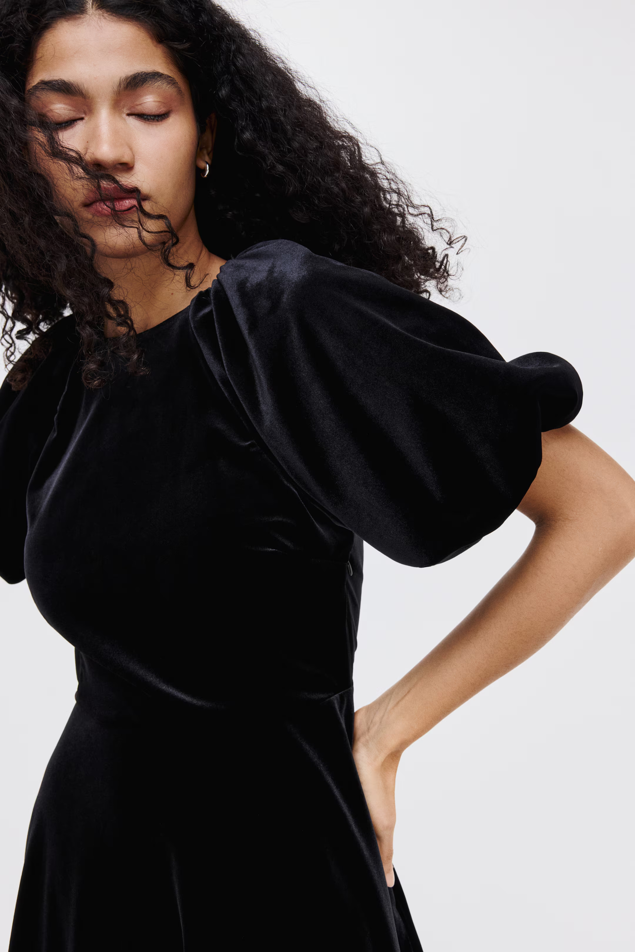 Balloon-Sleeved Dress | H&M (US + CA)