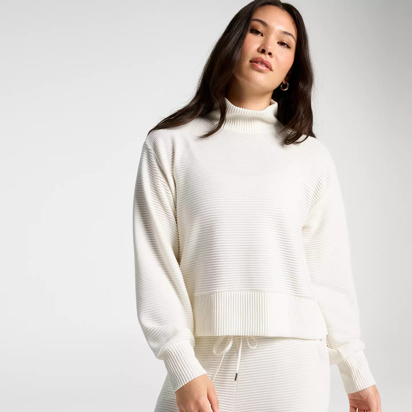 CALIA Women's Elevate Rib Mock Neck Shirt | DICK'S Sporting Goods