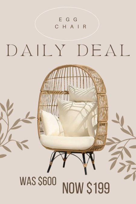 Egg chair outdoor furniture patio furniture sales deal sale discount 