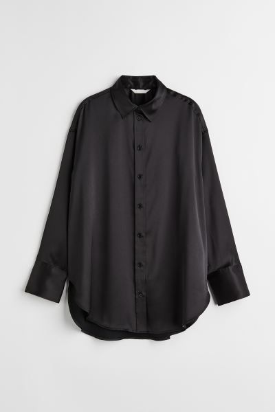 Oversized blouse - Cerise - Ladies | H&M GB | H&M (UK, MY, IN, SG, PH, TW, HK)