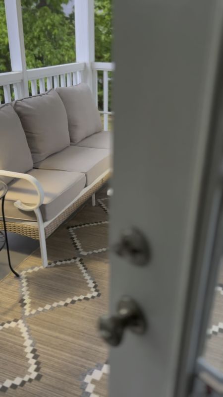 Refreshed my screened porch with new furniture  