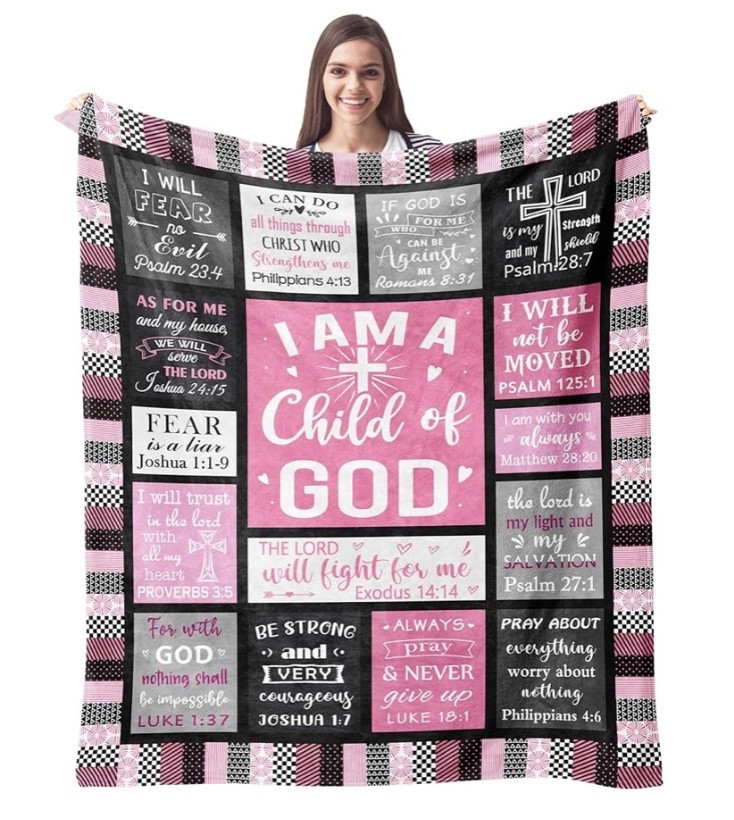 Snuggle up and always have a reminder that you are a child of God 🤍🩷

#LTKGiftGuide #LTKHome #LTKHoliday