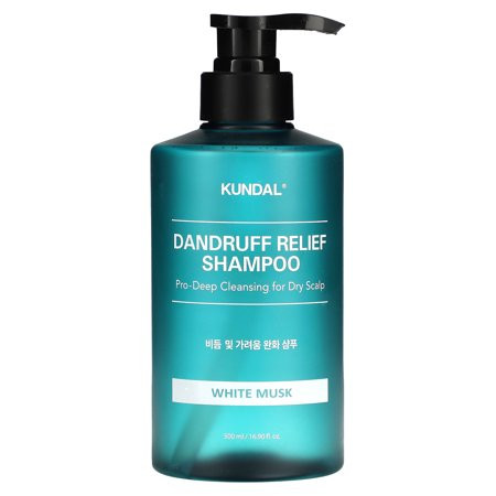 Kundal Dandruff Relief Shampoo White Musk 16.9 fl oz (500 ml) | Walmart (US)