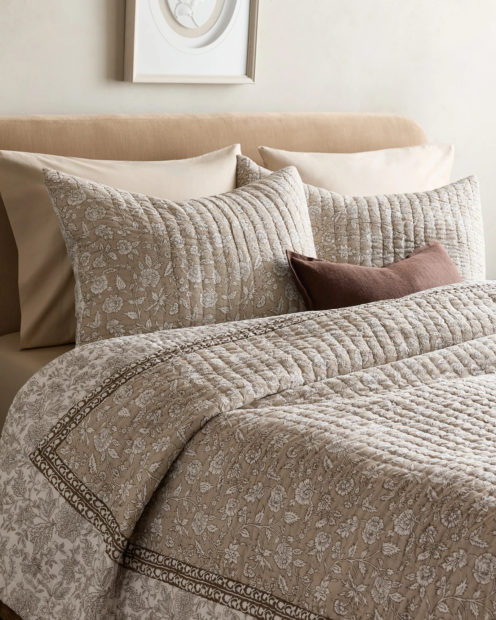 Organic Cotton Block Print Quilt | Quince