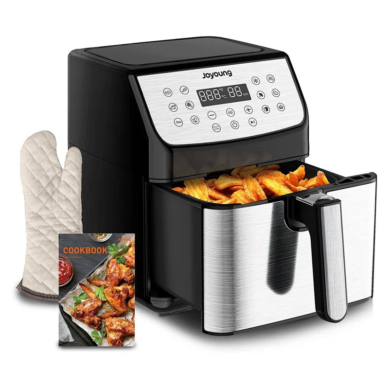 Joyoung JY-590 5.8 Quart Multi Tasker Double Basket Air Fryer W/ LED Touchscreen | Wayfair North America