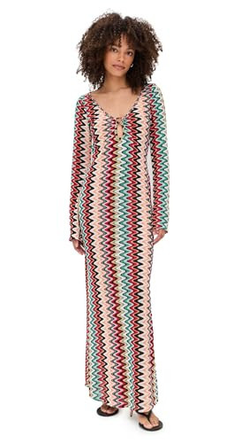 Seven Wonders Women's Emerie Scoop Neck Maxi Dress, Xyla Wave, Print, XXS | Amazon (US)