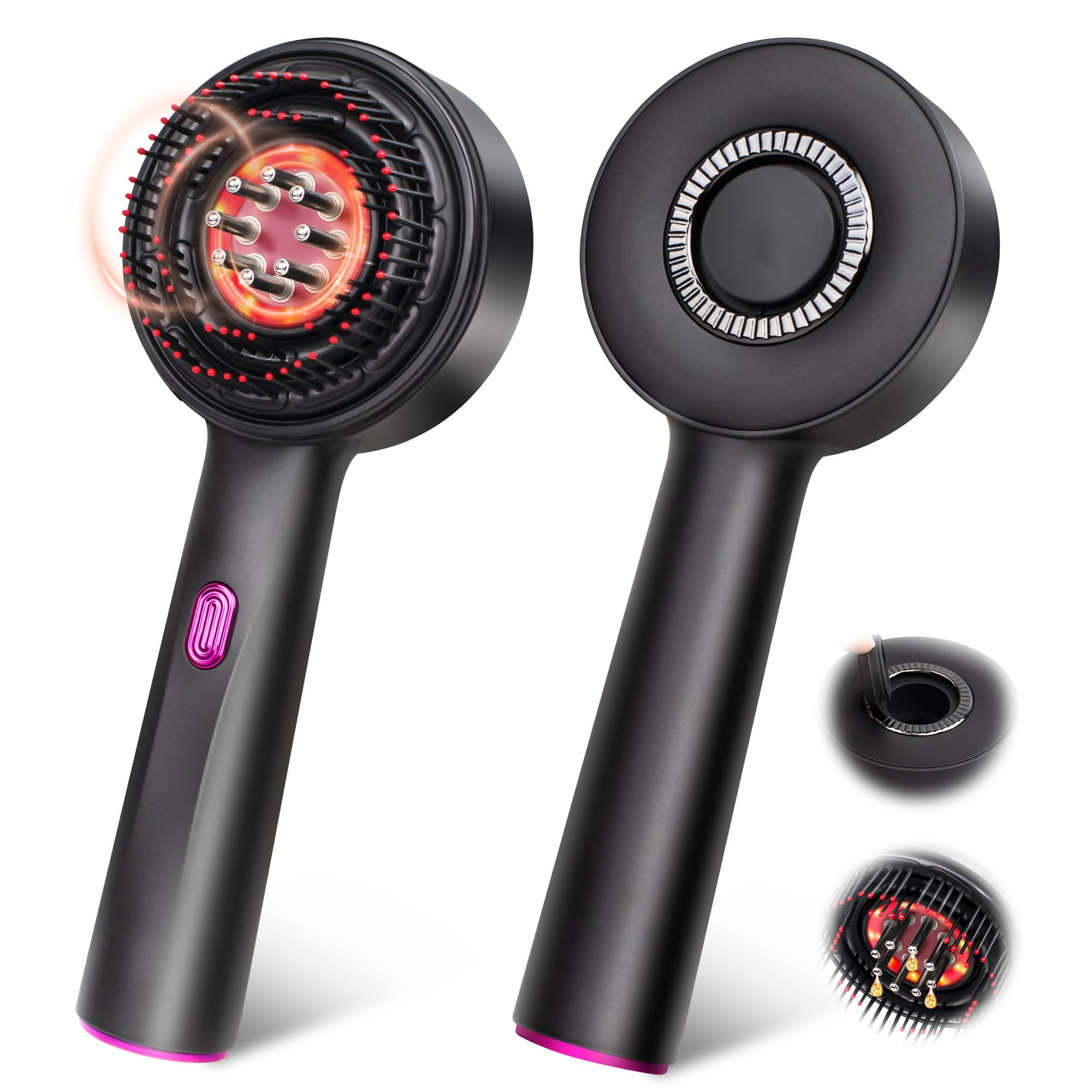 3 in 1 Scalp Massager Hair Growth Hair Oil Applicator,Electric Scalp Brush for Home,IPX7 Waterpro... | Amazon (US)