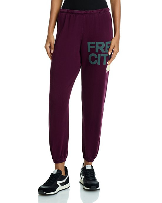 FREECITY FREE CITY Cotton Logo Sweatpants  | Bloomingdale's Women | Bloomingdale's (US)