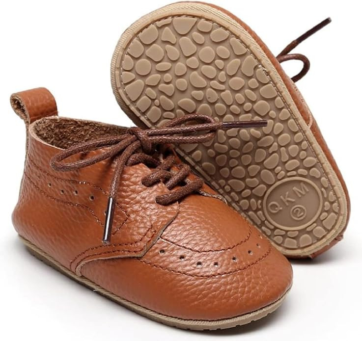 Infant Baby Boys Girls Leather Loafers Comfort Oxford Dress Wedding Shoes First Walker Outdoor Sh... | Amazon (US)