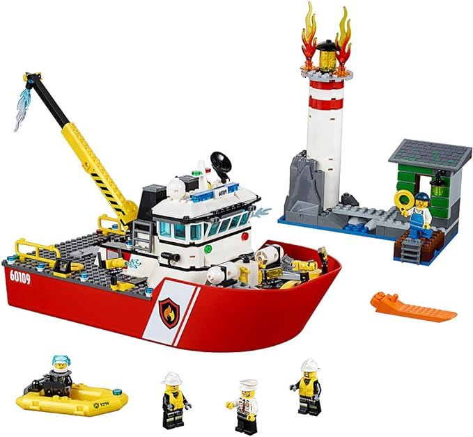 LEGO CITY Fire Boat 60109 | Amazon (US)