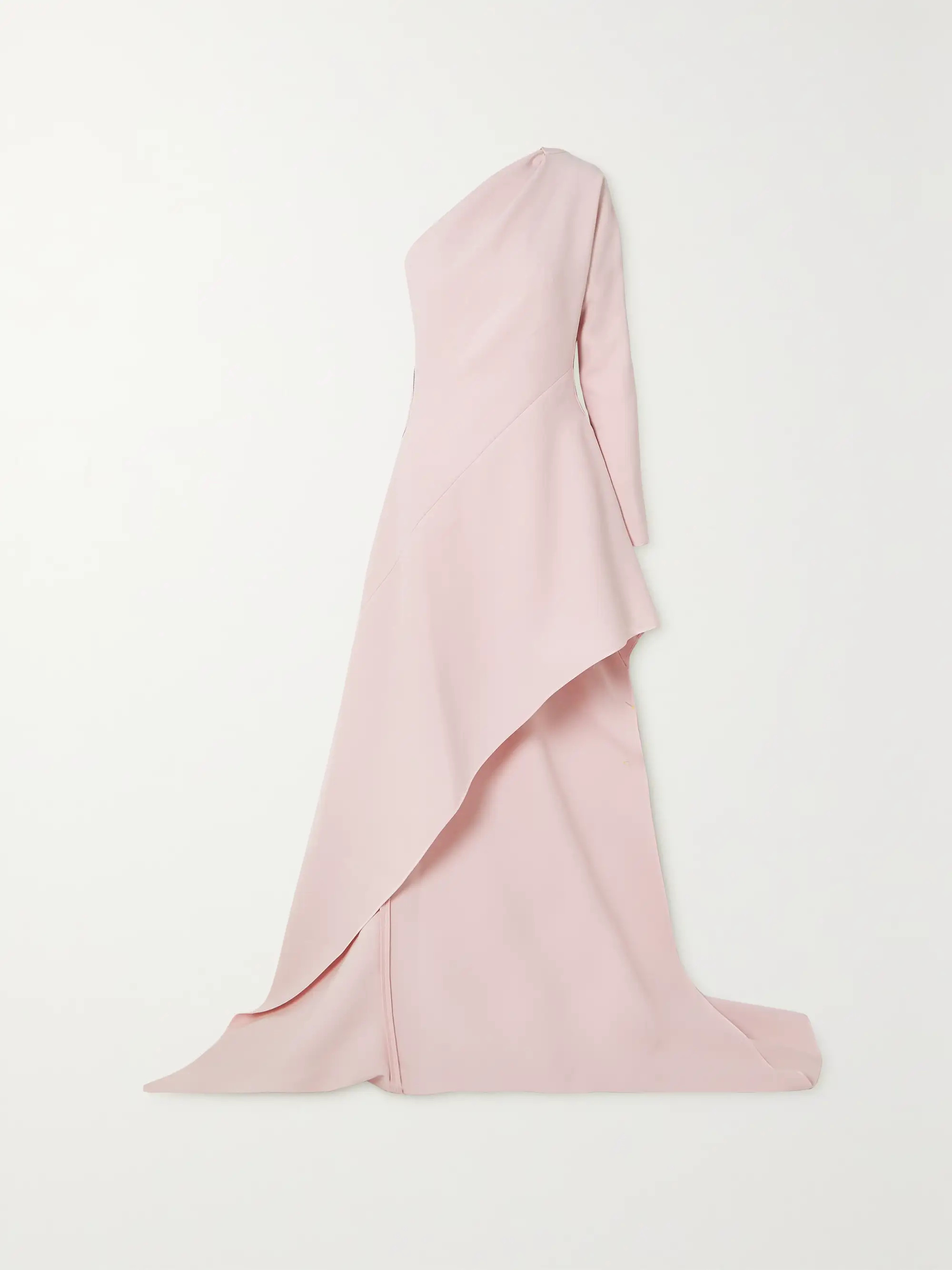 Persuade asymmetric one-sleeve crepe gown | NET-A-PORTER (UK & EU)