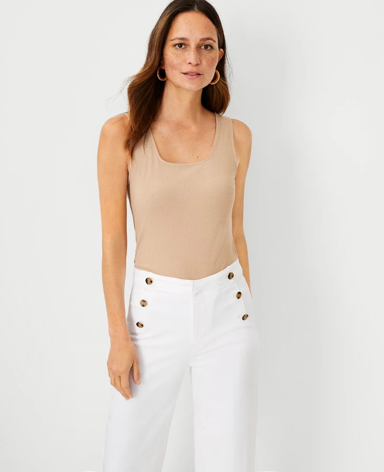 Square Neck Tank | Ann Taylor (US)