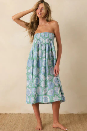 Paradisa Siesta Key Oceana Blue Multi Convertible Skirt Dress | Red Dress