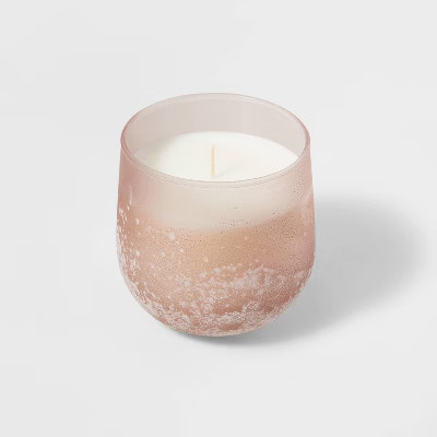 Reflection Salted Glass Wellness Jar Candle Pink 12oz - Casaluna™ | Target