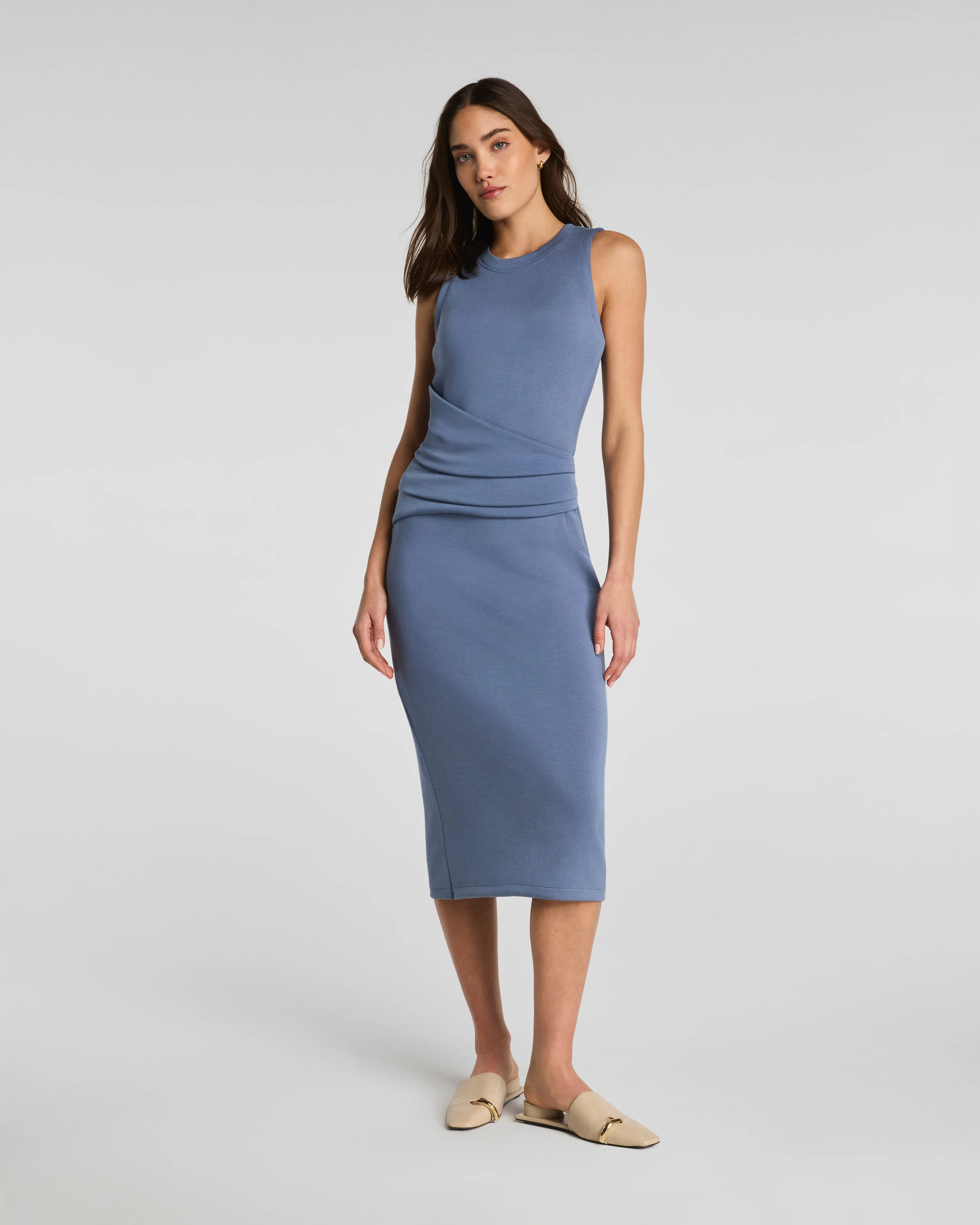 SPANX AirEssentials®Draped Tank Midi Dress | Spanx