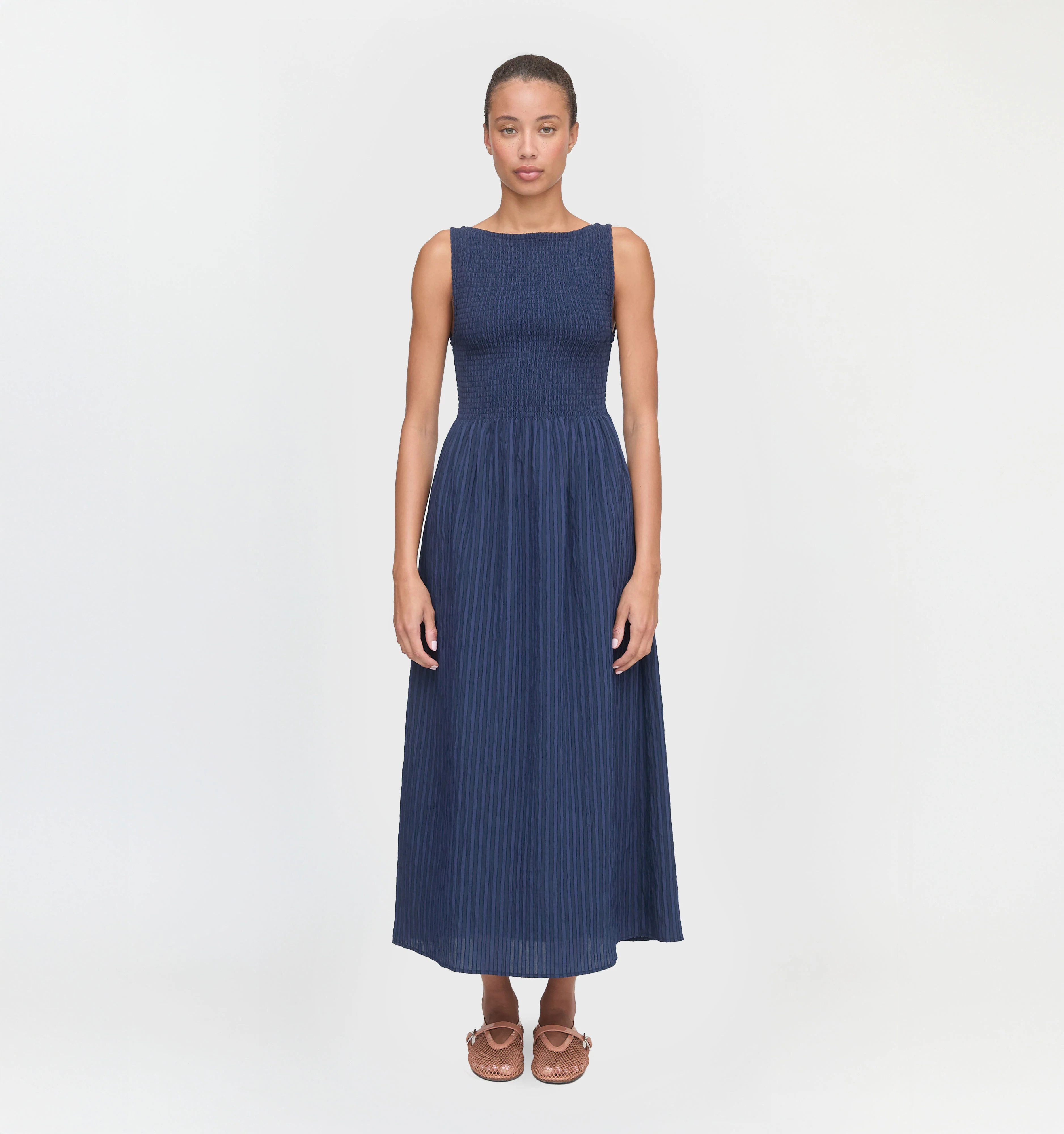 The Cosima Nap Dress - Black Jersey | Hill House Home US