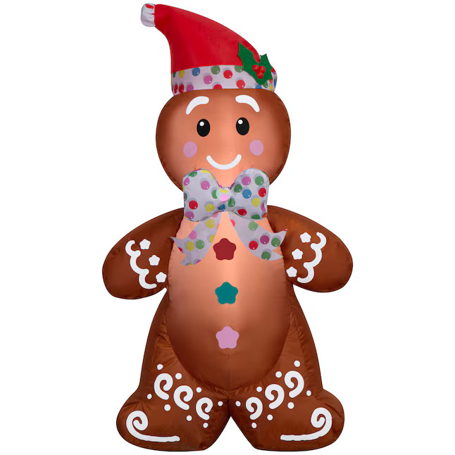 Holiday Living 3.5-ft Lighted Merry Christmas Inflatable | Lowe's