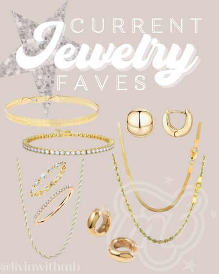 My current jewelry faves, all from Amazon!

#LTKunder50 #LTKFind #LTKstyletip